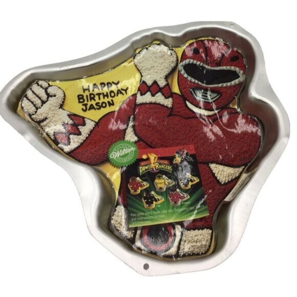 Saban Mighty Morphin Power Rangers Cake Pan Wilton 2105-5975 Vintage 1994 - Picture 6 of 12